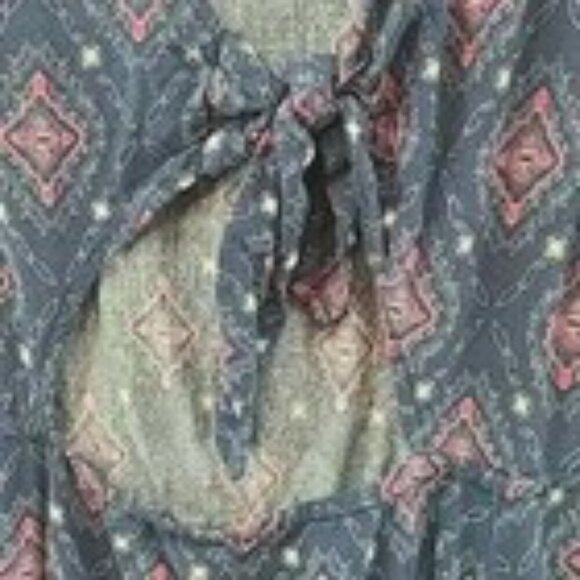 TORRID Women's Blue/Red Open Back Fit and Flare Mini Dress - Size 2X - Picture 4 of 11